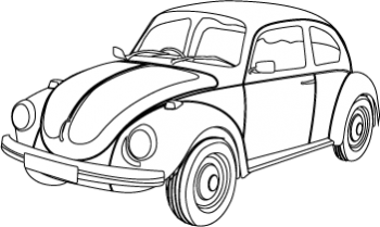 vw-beetle-lineart-350x209 - Logo Redraws