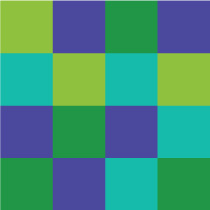 A raster image is composed of pixels in a grid.