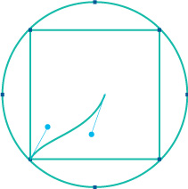 Vector anchor points and paths